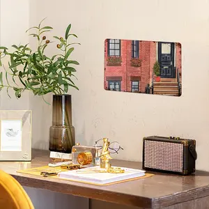 Brooklyn Apartment New York City Retro Iron Painting (Horizontal)