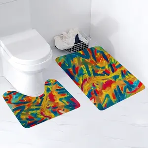 Burning Flame Toilet Mats (Multi-Size)