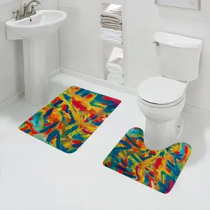 Burning Flame Toilet Mats (Multi-Size)