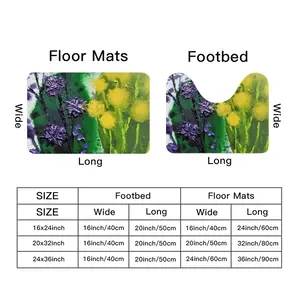 Blossoms Toilet Mats (Multi-Size)