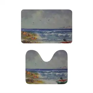 Resting On The Beach Toilet Mats (Multi-Size)