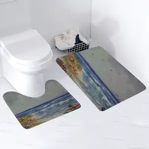 Resting On The Beach Toilet Mats (Multi-Size)