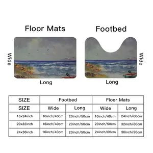 Resting On The Beach Toilet Mats (Multi-Size)