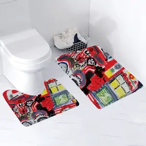 Lisbon Tuk-Tuk Toilet Mats (Multi-Size)