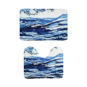 Abstraction Vibration Ii Toilet Mats (Multi-Size)