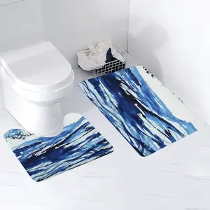 Abstraction Vibration Ii Toilet Mats (Multi-Size)