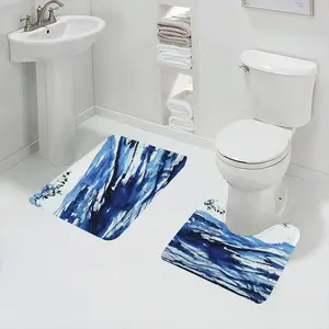 Abstraction Vibration Ii Toilet Mats (Multi-Size)