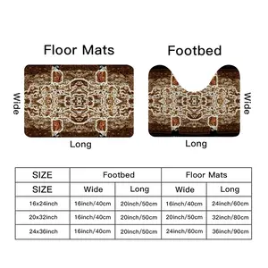 From India 021 Toilet Mats (Multi-Size)