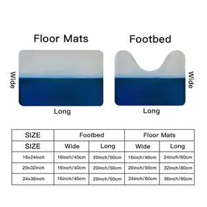 Untitled R Toilet Mats (Multi-Size)