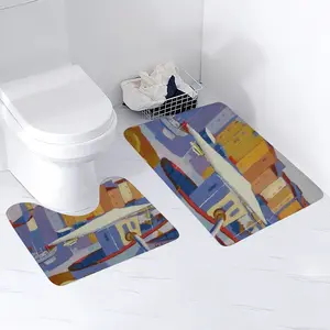 Saint-Tropez Harbor Toilet Mats (Multi-Size)