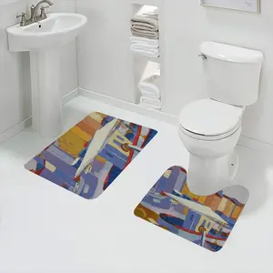 Saint-Tropez Harbor Toilet Mats (Multi-Size)