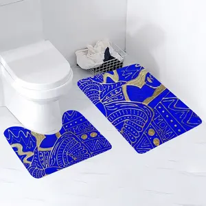 Mona Lisa Toilet Mats (Multi-Size)