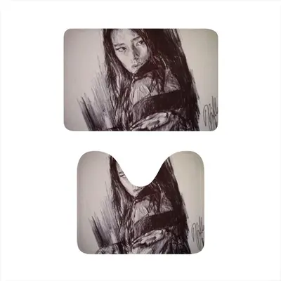 Portrait Of Gong Li Toilet Mats (Multi-Size)