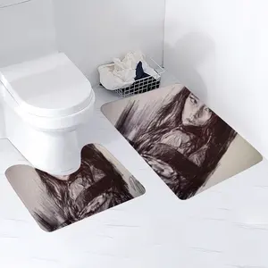 Portrait Of Gong Li Toilet Mats (Multi-Size)