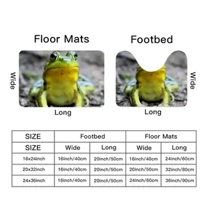 Green Frog Chillin Toilet Mats (Multi-Size)