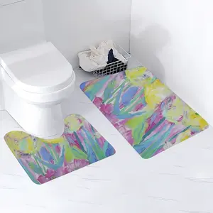 Tulips-2 Toilet Mats (Multi-Size)