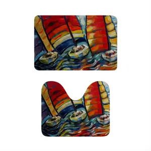 Sailing Downwind Toilet Mats (Multi-Size)