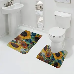 The Sunflowers Toilet Mats (Multi-Size)