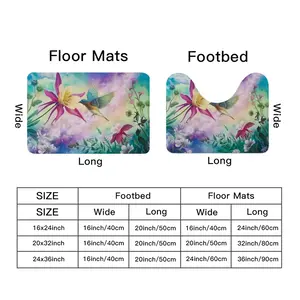 Blossoming Of Life Toilet Mats (Multi-Size)