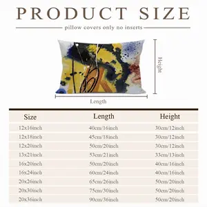 Flick E Polyester Pillow (Rectangle, Multi-Size)