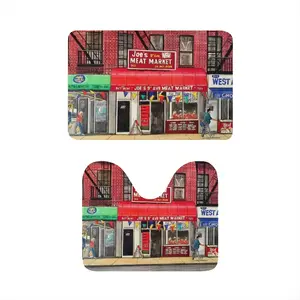 Joes Meat Market New York City Toilet Mats (Multi-Size)