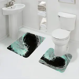 Midnight Wave Toilet Mats (Multi-Size)