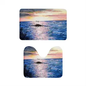 Jamaica Sunset Toilet Mats (Multi-Size)