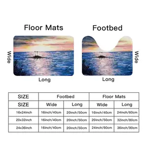 Jamaica Sunset Toilet Mats (Multi-Size)