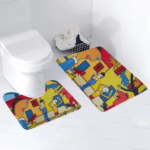 Street Scene Toilet Mats (Multi-Size)