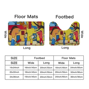 Street Scene Toilet Mats (Multi-Size)