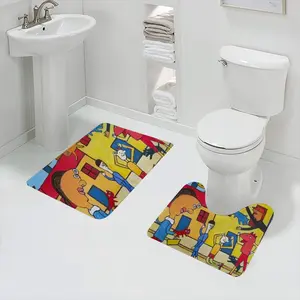 Street Scene Toilet Mats (Multi-Size)