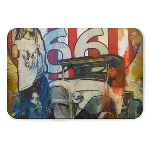 Route 66 Flannel Mats Carpet (Multi-Size)