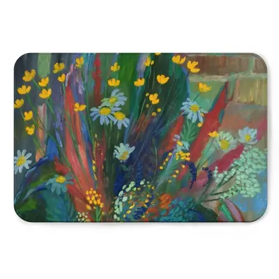 A Bouquet Of Wild Flowers In The Evening Flannel Mats Carpet (Multi-Size)