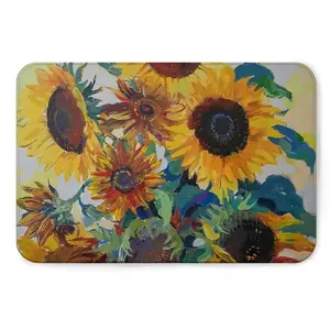 The Sunflowers Flannel Mats Carpet (Multi-Size)