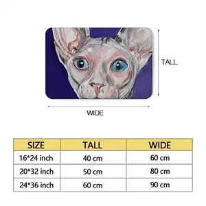 Bald Cat Flannel Mats Carpet (Multi-Size)