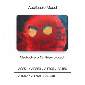 Derrida Bird MacBook Pro 13 Case