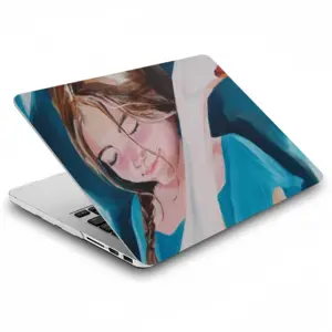 A Girl With A Goose MacBook Pro 13 Case