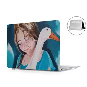 A Girl With A Goose MacBook Pro 13 Case