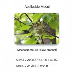 Baby Bird In A Nest MacBook Pro 13 Case