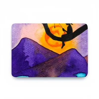 The Moon Fisher - Watercolor Kids Children Fisher Purple Moon Mountain View Landscape MacBook Pro 13 Case