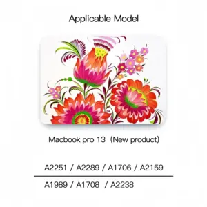 Three Flowers Of Joy MacBook Pro 13 Case