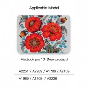 Poppy Flowers MacBook Pro 13 Case