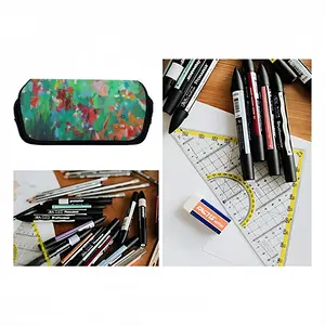 Summer Flowers Pen Bag (Two Compartments)