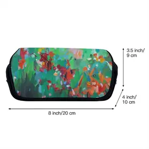 Summer Flowers Pen Bag (Two Compartments)