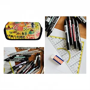 Maroc & Roll Pen Bag (Two Compartments)