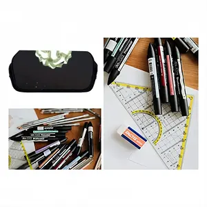 Light In Dark Pen Bag (Two Compartments)