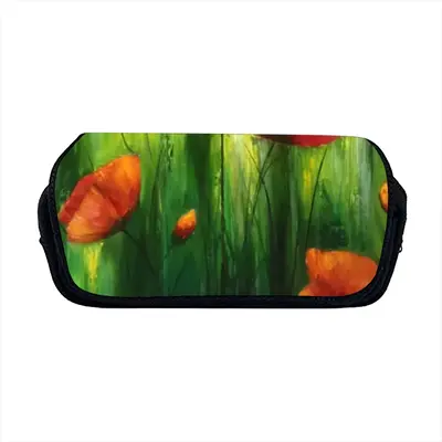 The Sunshine Poppies Pen Bag (Two Compartments)