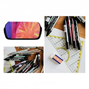 Colorful Straws Pen Bag (Two Compartments)