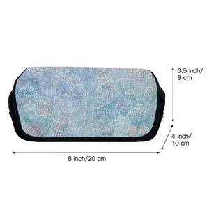 Reptile Skin Pen Bag (Two Compartments)