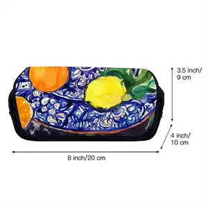 Oranges Pen Bag (Two Compartments)